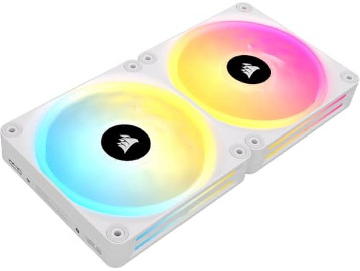 CORSAIR iCUE LINK QX140 RGB 140mm RGB Ventilator Startpakket – Wit