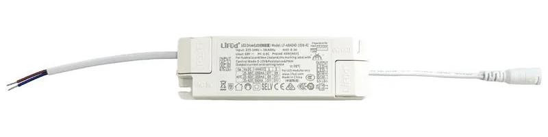 NEDES Dimbare LED-driver LIFUD 0-10V voor 40W LED-paneel - D01040W