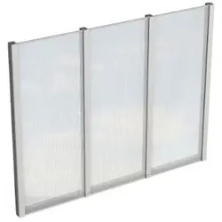 Skan Holz Seitenwände aus Polycarbonat für Terrassendach (freistehend)