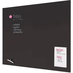 Scritto® Glasboard Schwarz 90 x 120 cm