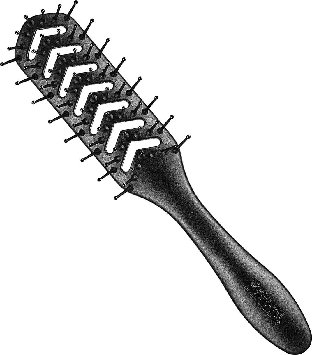 Denman Hyflex Vent Brush D200 Anthrazit, 7-reihig B-2097