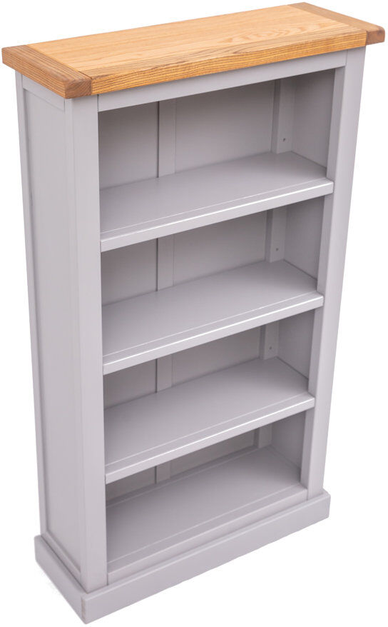 Marlow Home Co. Middlebrook Standard Bookcase Grey/Natural 120 cm H x 70 cm W x 25 cm D