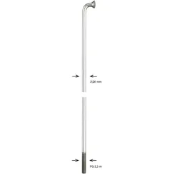 ALPINA SPEICHEN ZINK 2X288MM