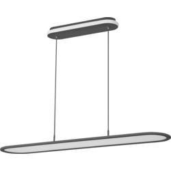 OSRAM HOMELIGHTING 4099854464874 Office Line Panel Ellipse 57W 940 Black Deckenleuchte, Pendelleuchte LED 57 W Schwarz
