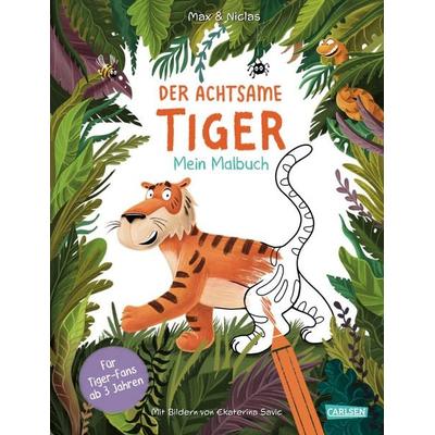 Der achtsame Tiger: Mein Malbuch, Taschenbuch von Max & Niclas, Carlsen, 978-3-551-19274-5