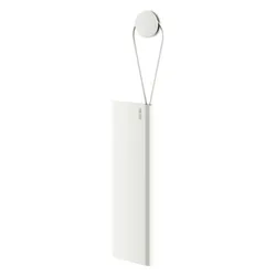 KEUCO Glasabzieher mit Wandhalterung, zum Kleben, 04959510000, Farbe: Weiß