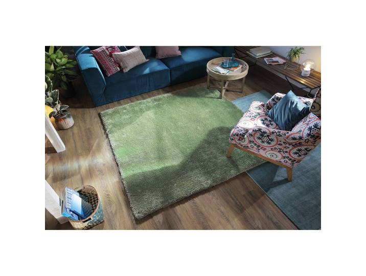 Tapis épais Soft I 190 x 190cm Vert/Vert