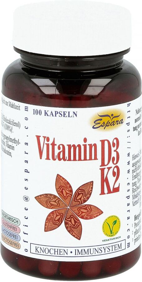 Vitamin D3-k2 Kapseln 100stk