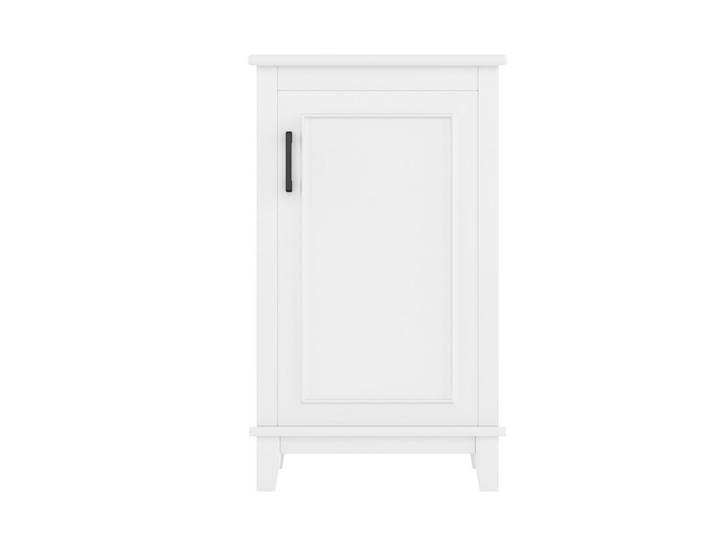 Oxeza Waschtischkombi 51/34/83 cm Weiß mit Türregale, ohne Wasserhahn, Holz, Rechteckig, 34x83x51 cm, Badezimmer, Waschbecken & Armaturen, Waschtische