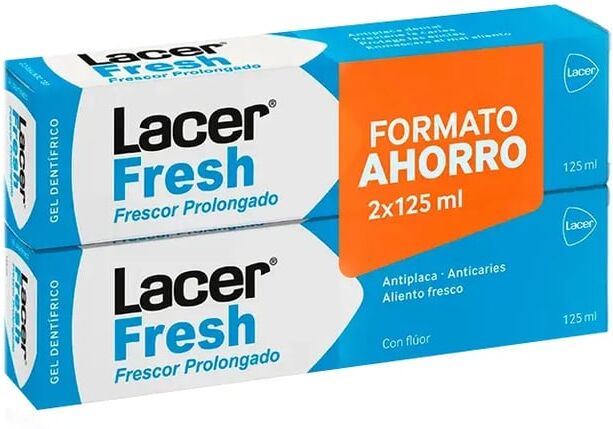 Lacer Fresh Gel Dentífrico Lote 2 Unds 125 ml