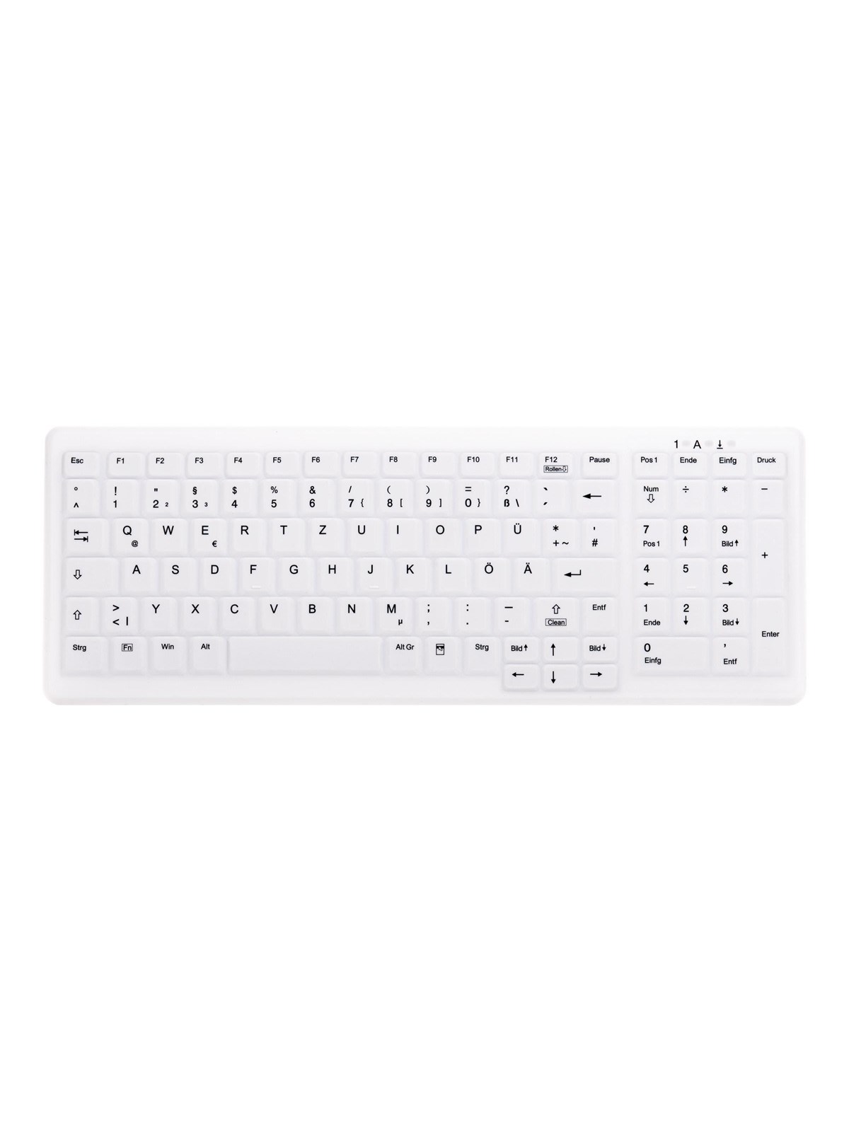 Cherry Contour Active Key MedicalKey ClassicClean AK-C7000 - keyboard cover - exchangeable membrane hygienic design - compact