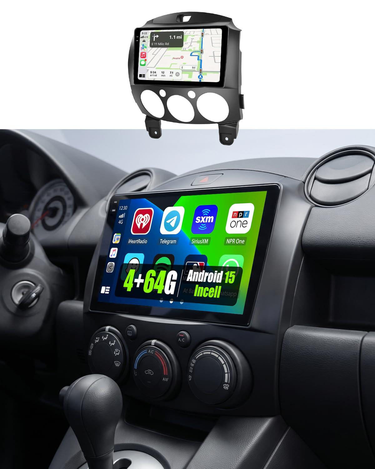 Selius Autoradio met Touchscreen voor 2 2007-2014, 4GB + 64GB