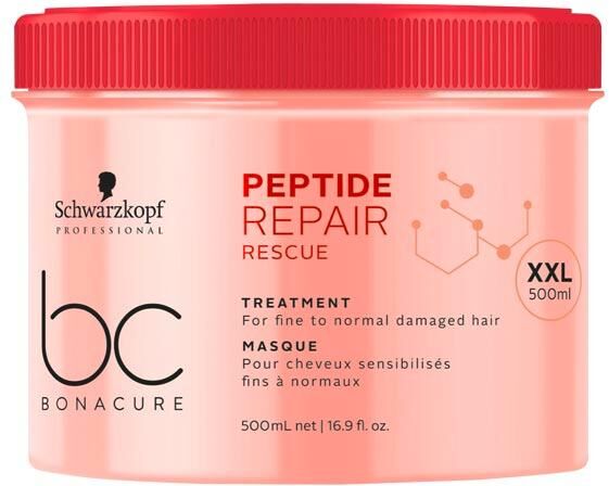 500ml Schwarzkopf Professional BC BONACURE Peptide Repair Rescue Treatment XXL