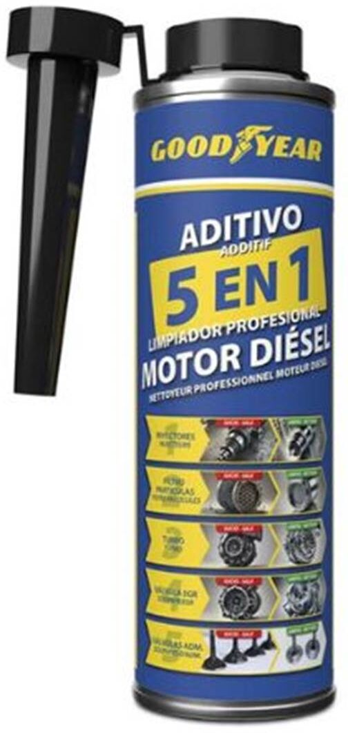 Aditivo de limpeza de motores diesel 5 em 1 da Goodyear