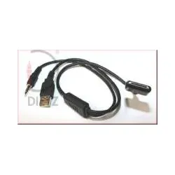 Dietz 25345 iPod-Stecker auf USB und 3,5mm Klinke Stecker auch für iPhone 3G ...