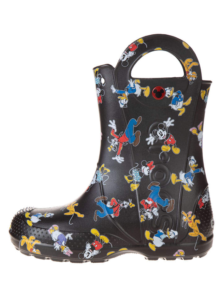 Crocs Gummistiefel "Mickey Friends" in Schwarz - 33/34