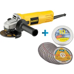 Winkelschleifer DeWALT mit 950 W DWE4117, Ø 125mm und 11x Trennscheiben, Ø 125mm
