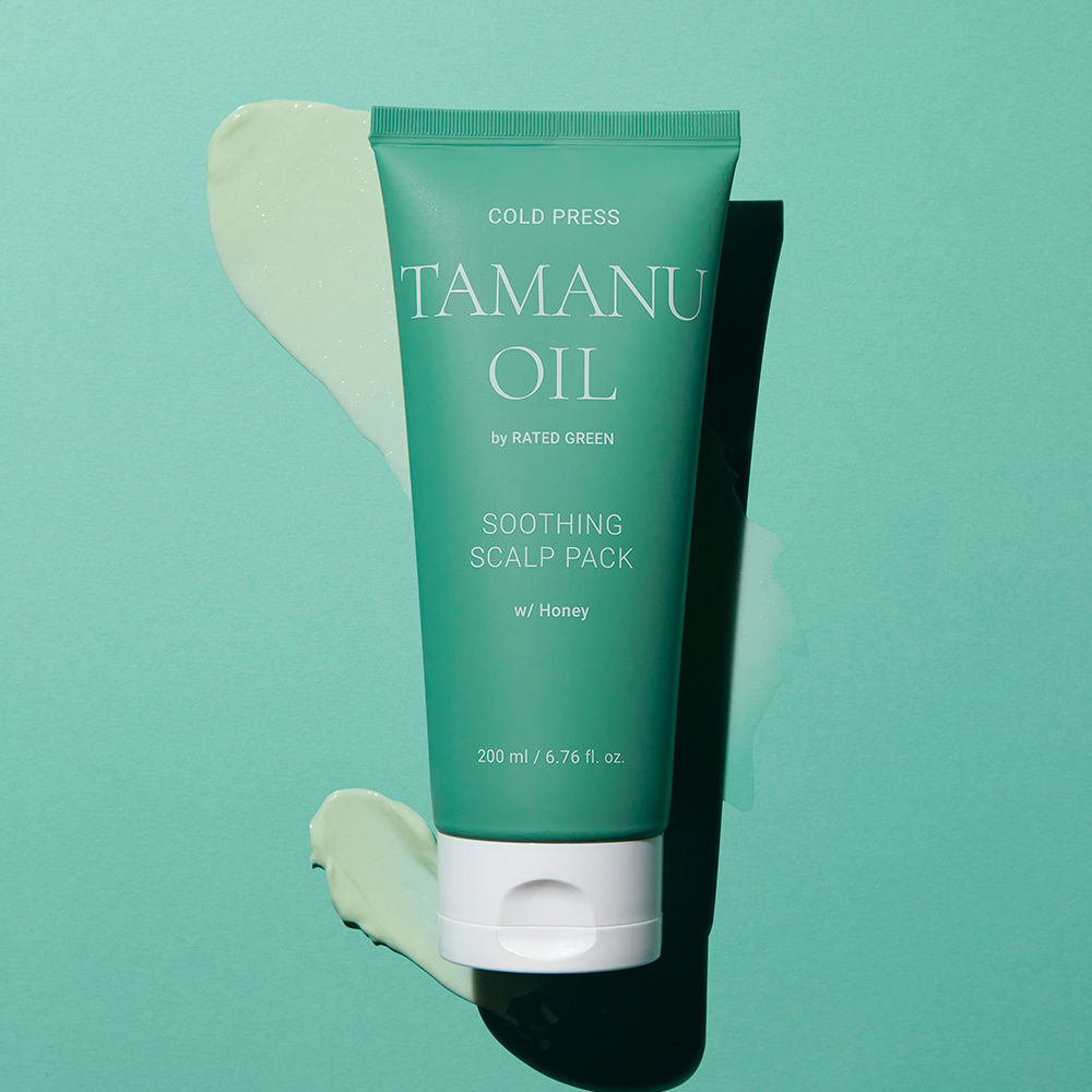 Rated Green Cold Press Tamanu Oil tiro couro cabeludo 200 ml