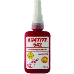 542 Gewindedichtung mittelfest braun niedrigviskos, 50ml Flasche