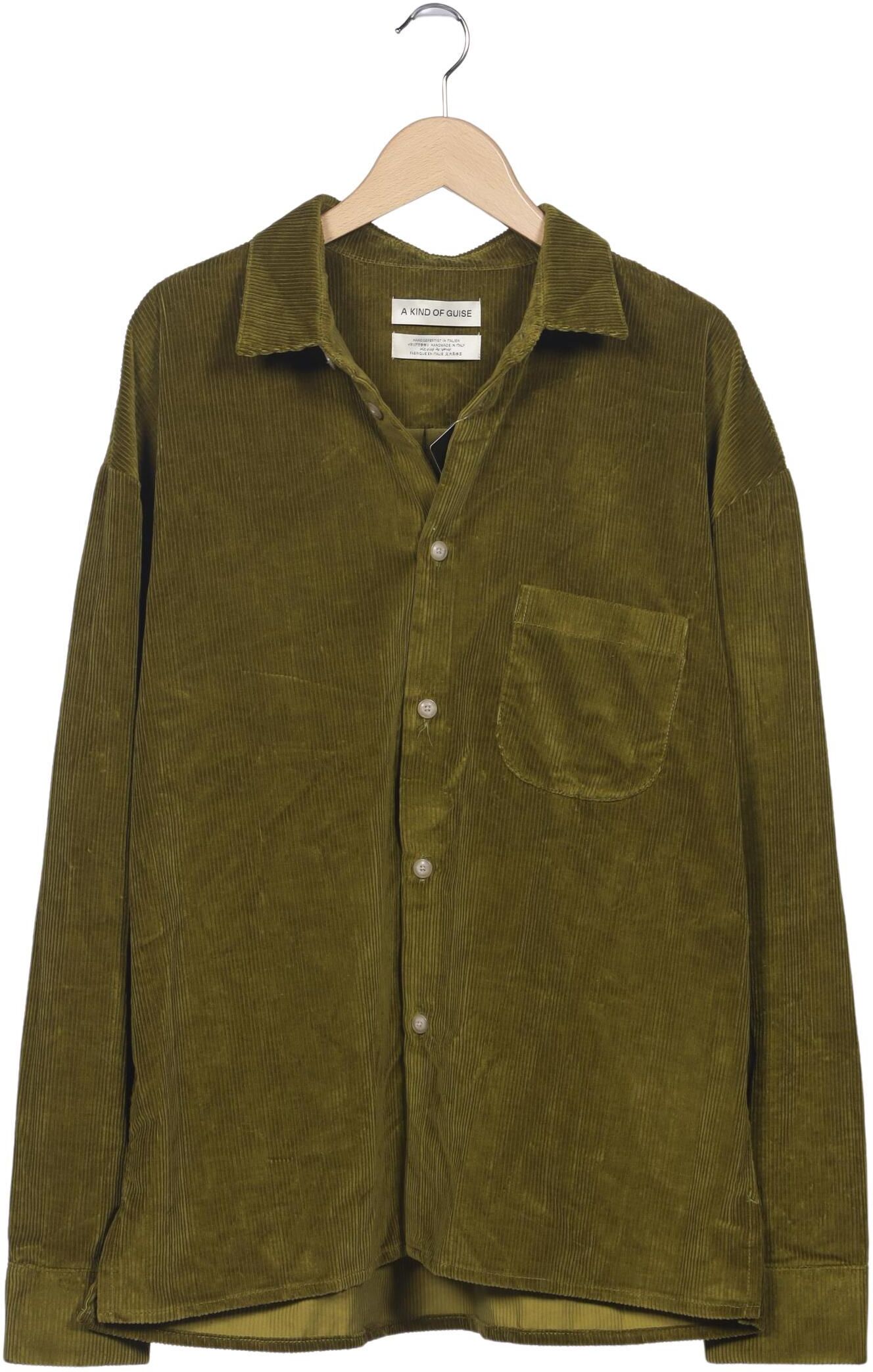 A Kind of Guise Herren Hemd, Grün, Gr. XL, Baumwolle - Second Hand