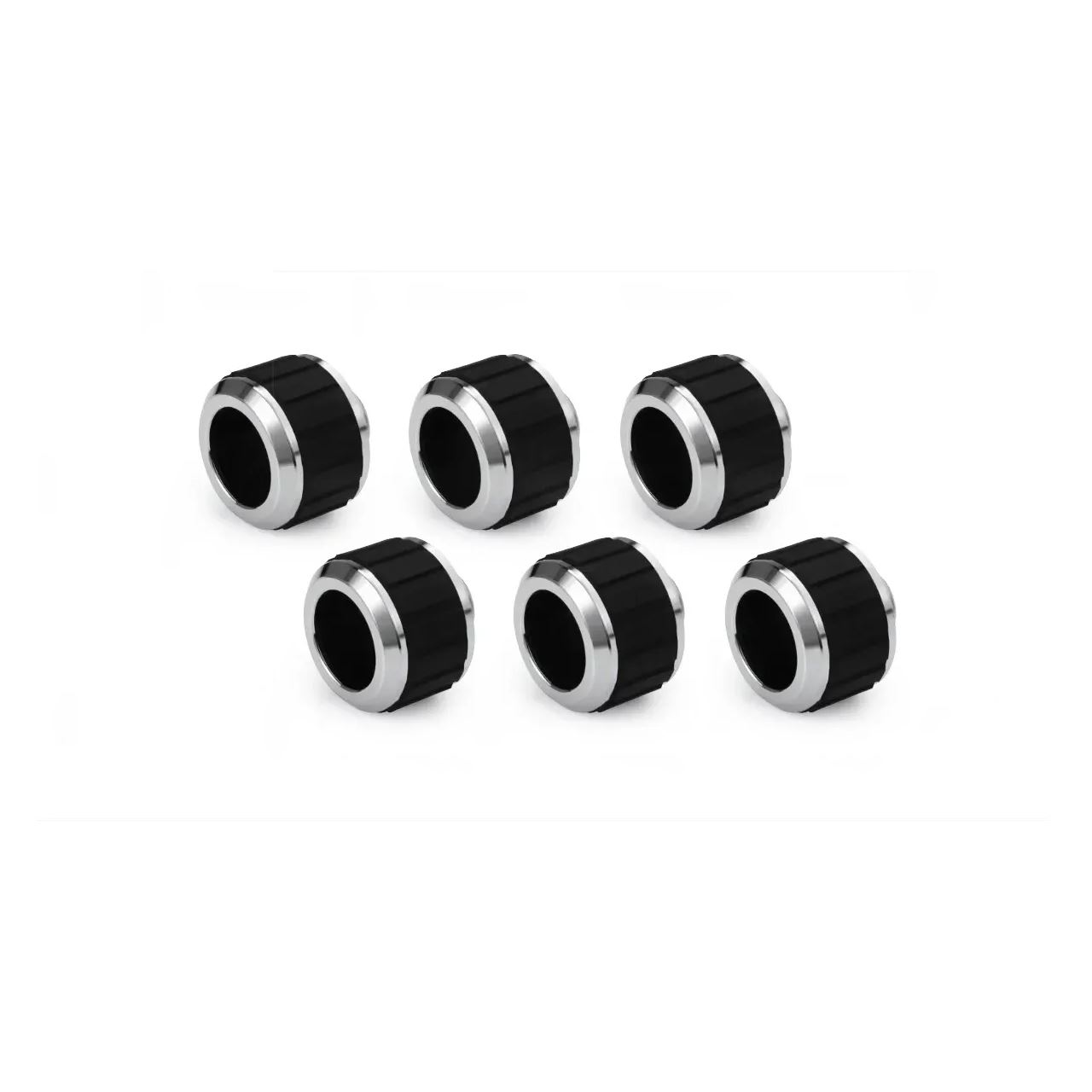 Alphacool Apex Grip HardTube fitting 16mm G1/4 chrome Set 6 pcs