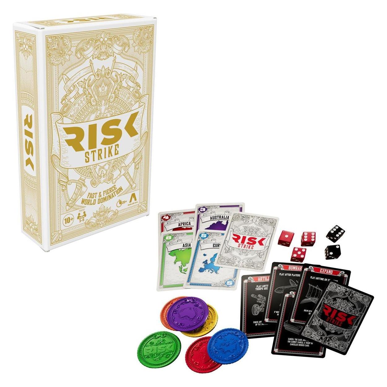 Hasbro Risk Strike (EN) (Englisch, 2 - 5 Spieler) (F6650UU00)