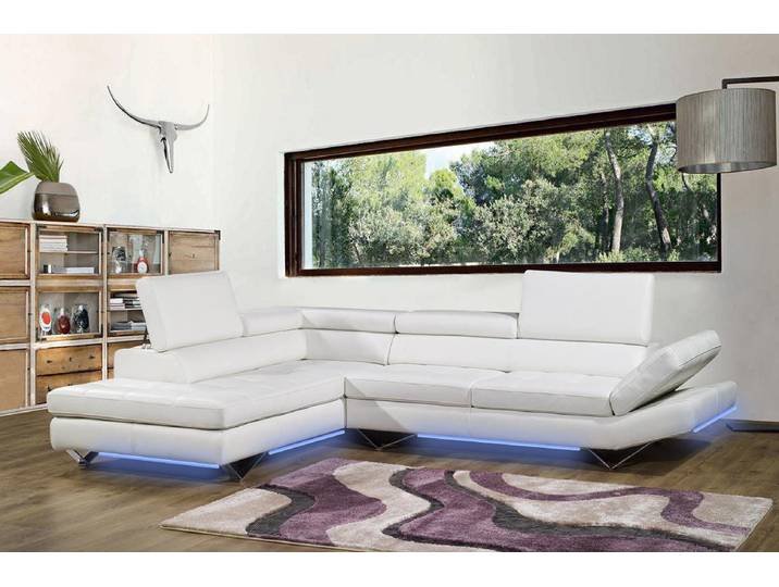 Xlmoebel Ecksofa Multifunktionales Ecksofa aus Leder in modernem Design, Ecksofa, Hergestellt in Europa