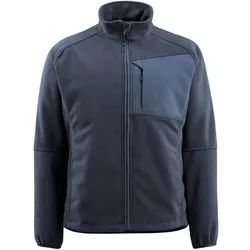 Fleecejacke "MARBURG" Unique einfarbig - XXL - schwarzblau