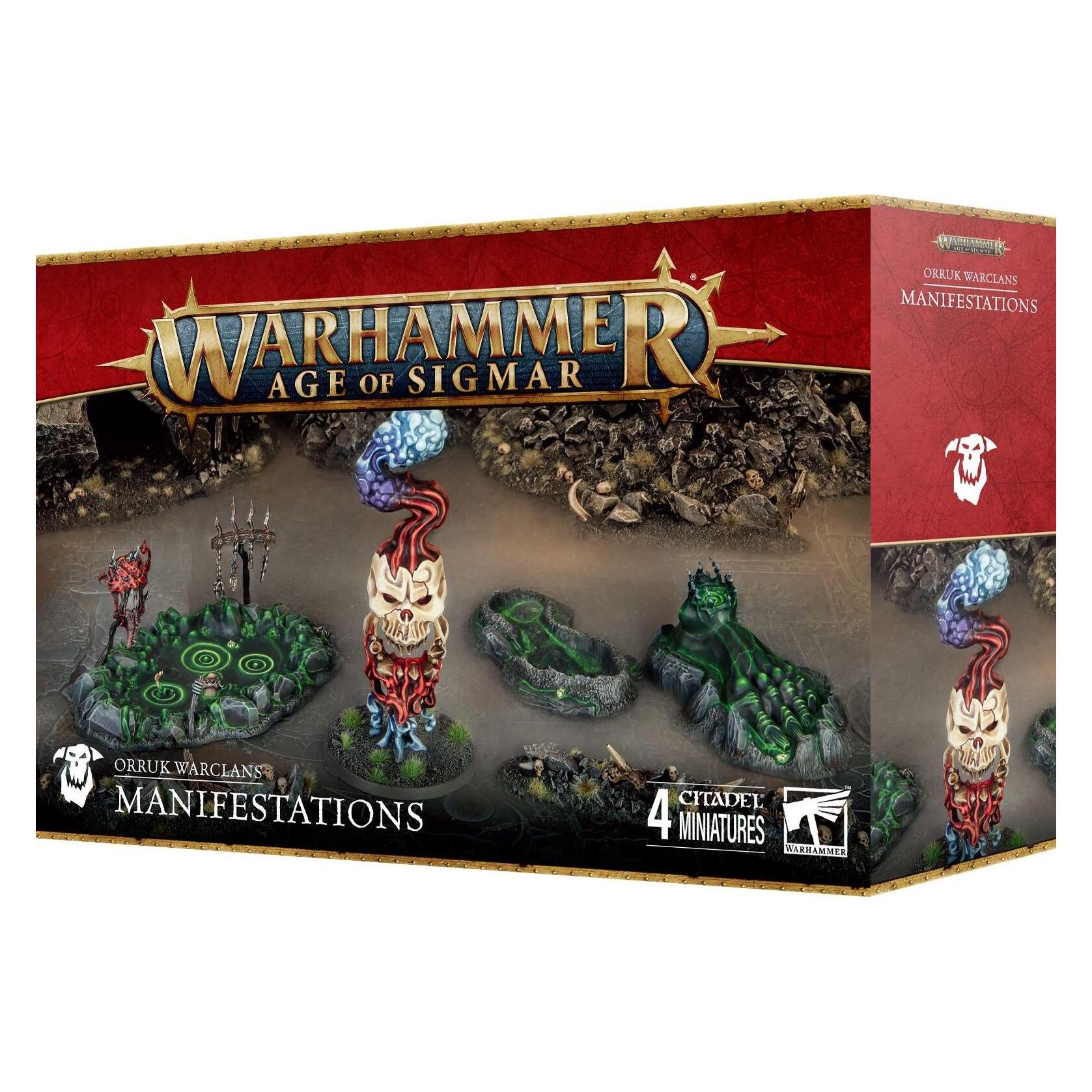 Games Workshop Warhammer AoS - Orruk Warclans Manifestations (Kunststoff) (89-96)