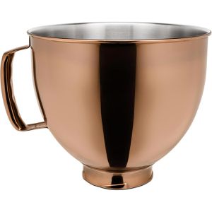 KitchenAid KitchenAid Küchenmaschinen-Zubehör 5KSM5SSBRC, radiant copper, Rührschüssel aus Edelstahl für  4,3 L, 4,7 L & 4,8 L