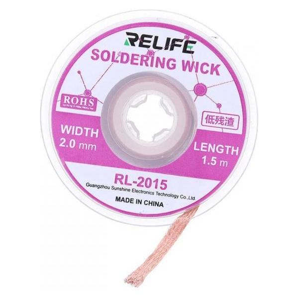 Relife Soldering Wick RL-2015, 2mm, 1.5m (63954733)