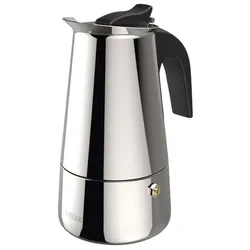 xavax® 4 Tassen Espressokocher silber/schwarz