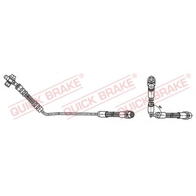 QUICK BRAKE Bremsschlauch 59942x für BMW