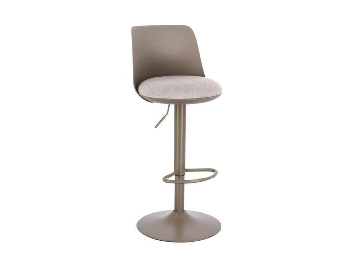 Höhenverstellbarer Barhocker „Lowell“ Taupe Bloomingloft Budget