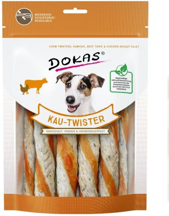 Dokas Rollos de Vaca Tripas y Pechuga de Pollo 9 uds x 200g