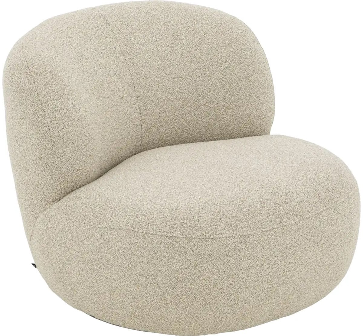 Goossens Fauteuil Avi - Beige - Stof