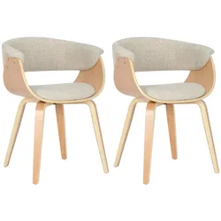 2er Set Stühle Bruce Stoff