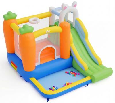 Costway Bounce House for Kids 3-12 with Climbing Wall for Backyard Party