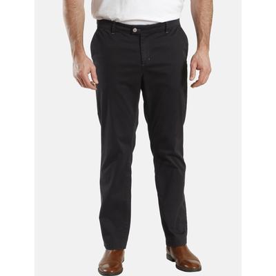 Chinohose CHARLES COLBY "Tiefbundhose BARON HIAS", Herren, Gr. 30, schwarz, Obermaterial: 97% Baumwolle CO. 3% Elasthan EL., comfort fit lang, Hosen Chinohose