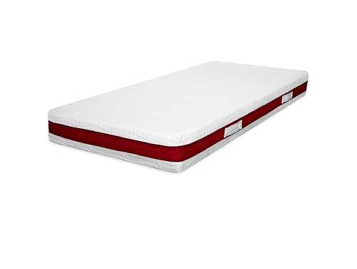 FRANCO Wellness Comfort Kaltschaummatratze 120x200cm, wendbar H3/H4, 7 Zonen, 19 cm Höhe, antibakterieller Bezug, Öko-Tex Zertifiziert