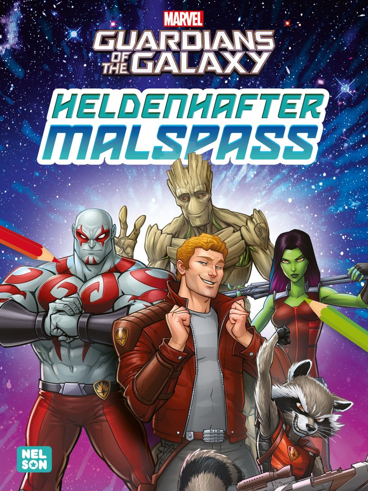 MARVEL: Guardians of the Galaxy: Heldenhafter Malspaß: Für Fans von Groot, Rocket, Star-Lord und ihren Freunden Für Kinder ab 4 Jahren - Preis vom 09.10.2026 07:28:09 h