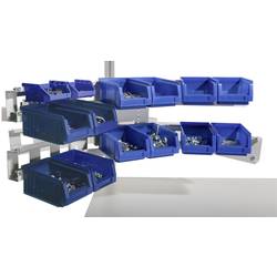 Manuflex ZB8259.6011 Boxen-Doppelträger-Element für Stahl-Aufbauportale zum optimalen Zugriff auf Sichtlagerkästen.