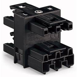WAGO 770-657 Netz-Verteiler Netz-Stecker - Netz-Buchse, Netz-Buchse, Netz-Buchse Gesamtpolzahl: 3 Weiß 50 St.