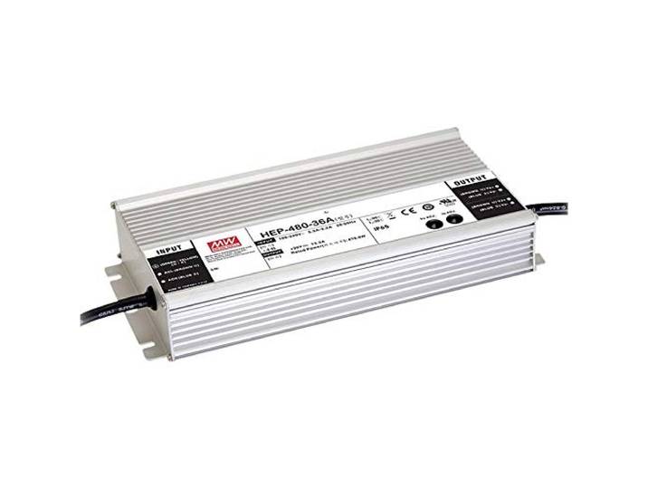 Mean Well HEP-480-24A AC Printvoeding 20A 480W 25.2 V/DC uitgangsspanning regelbaar, open kabel