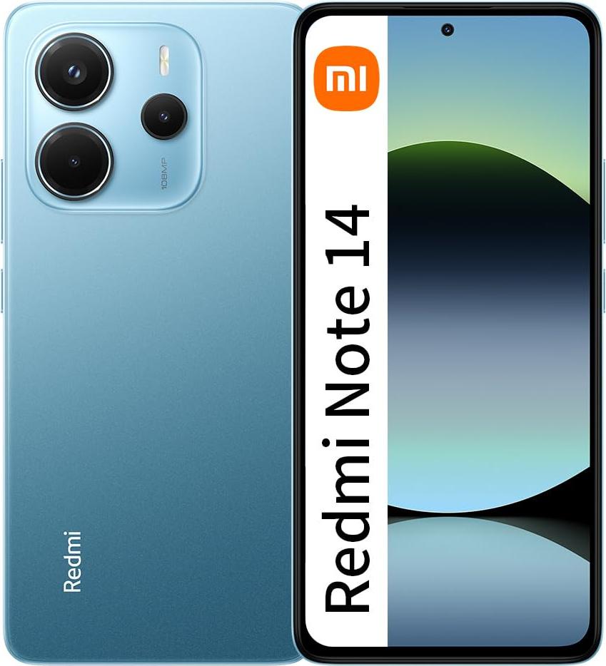 Xiaomi Redmi Note 14 Smartphone 6GB 128GB Ozean Blau 6.67" AMOLED 108MP 5500mAh