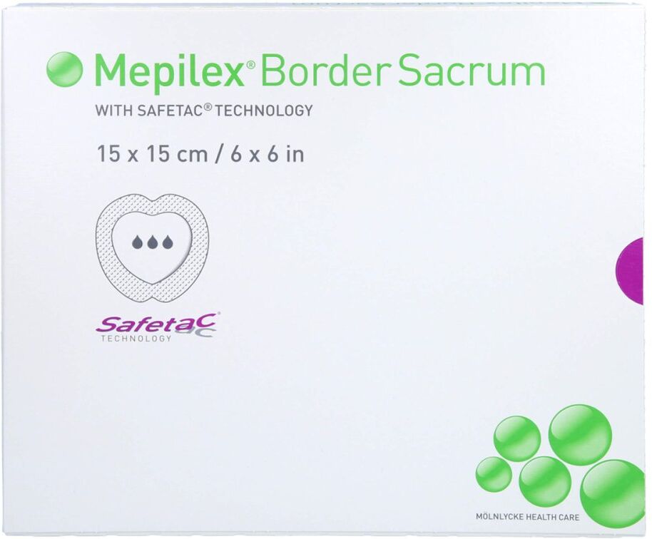 Mepilex Border Sacrum Schaumverb.15x15 cm 5stk
