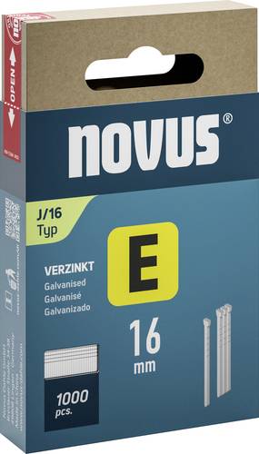 Novus Tools 044-0089 Tackernägel Typ J Produktabmessung, Länge 16mm 1000St.