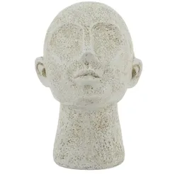 HOME STORY Dekofigur   ¦ beige ¦ Polyresin (Kunstharz) ¦ Maße (cm): H: 21,5  Ø: 14.5