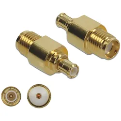 DELOCK Adapter SMA Buchse zu MCX Stecker 10 GHz