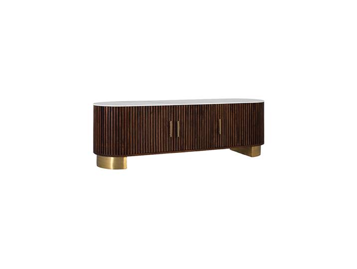Massives Lowboard „Vertical“ Marmor Giner & Colomer